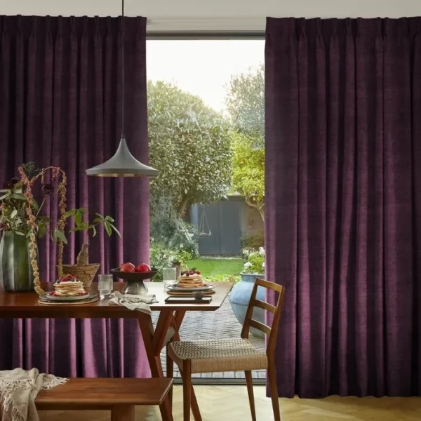 Lyon Plum Curtains