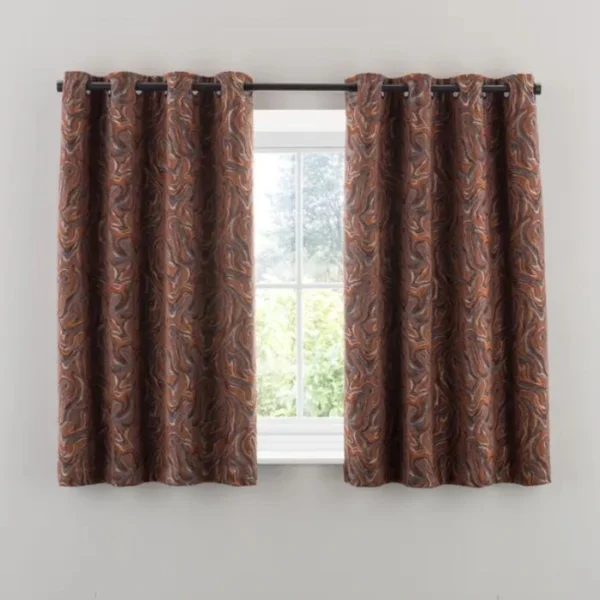 Magma Marbled Eyelet Curtain image 2