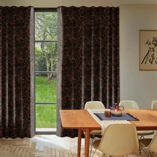 Margate Marble Tobacco Curtains