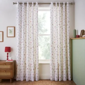 Margo Floral Cotton Curtains