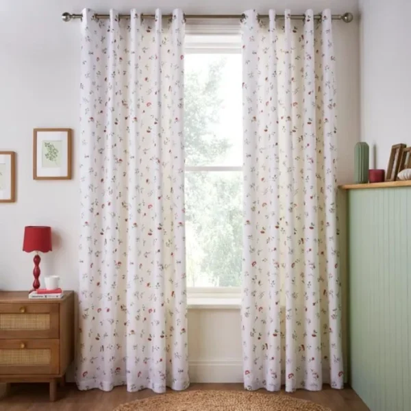 Margo Floral Cotton Curtains