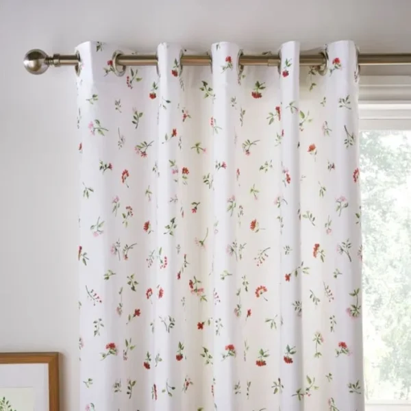 Margo Floral Cotton Curtains image 1
