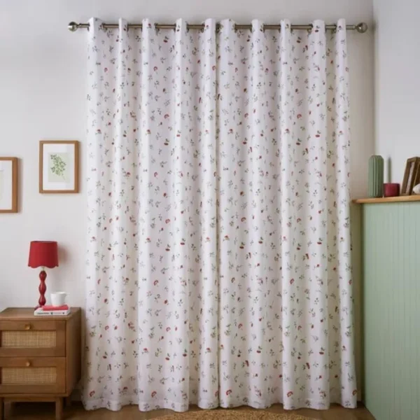 Margo Floral Cotton Curtains image 2