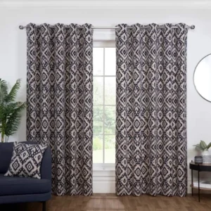 Marrakech Navy Eyelet Curtains