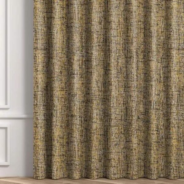 Grommet Ring Detail On Gold Curtains
