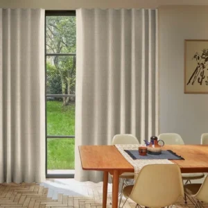 Micro Glaze Sepia Curtains