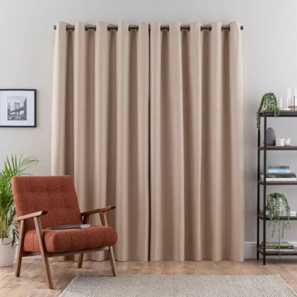 Montreal Ultra Blackout Eyelet Curtains image 2