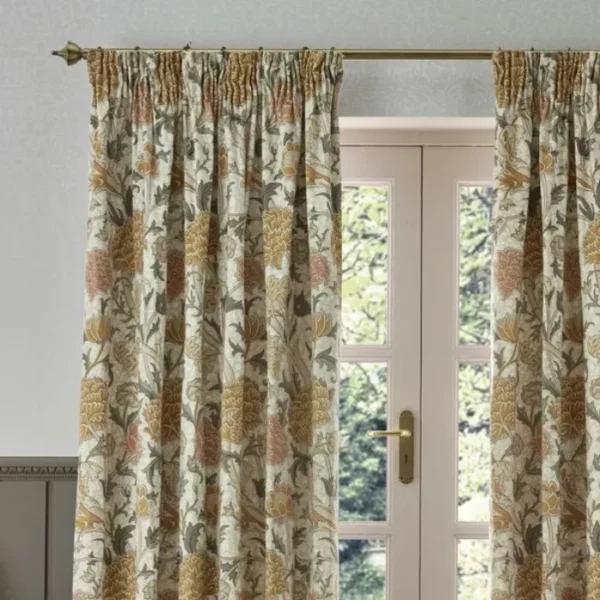 Morris & Co. Cray Chenille Curtains image 1