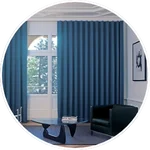 Motorized blackout curtain system