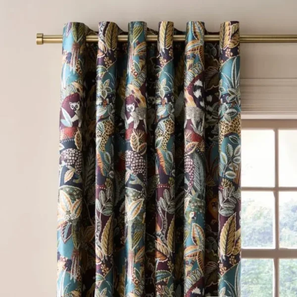 Nature's Exhibitionists Eyelet Curtains image 1