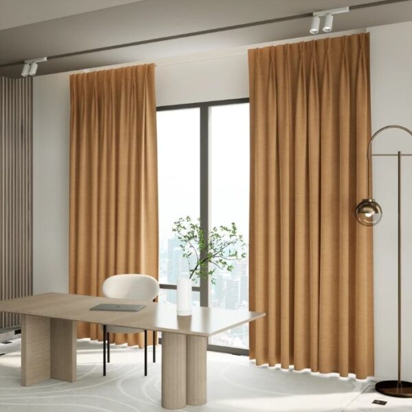 Blackout Copper Curtain With Natural Light Blocked