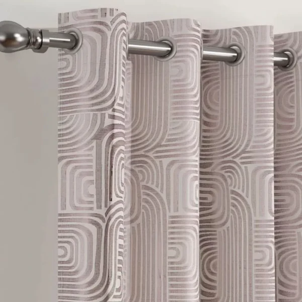 Neo Jaziel 2-Piece Jacquard Curtain - Image 2