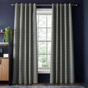 Nils Geometric Eyelet Curtains