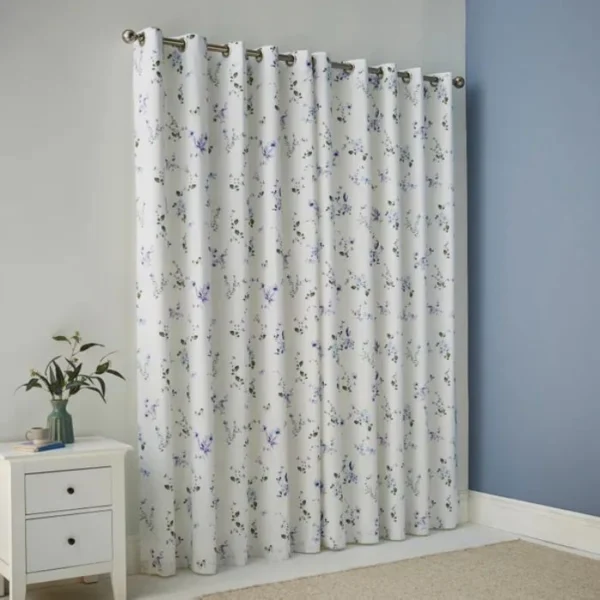 Nola Floral Eyelet Curtains image 3