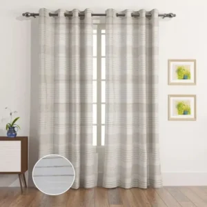 Nordic 2-Piece Sheer Curtain