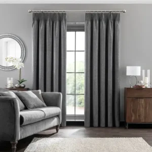 Oxford Chenille Pencil Pleat Curtains