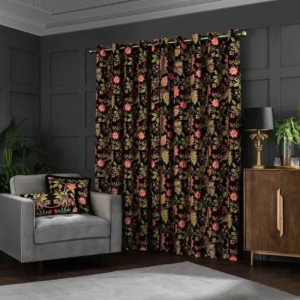 Paradise Cheetah Eyelet Curtains image 2
