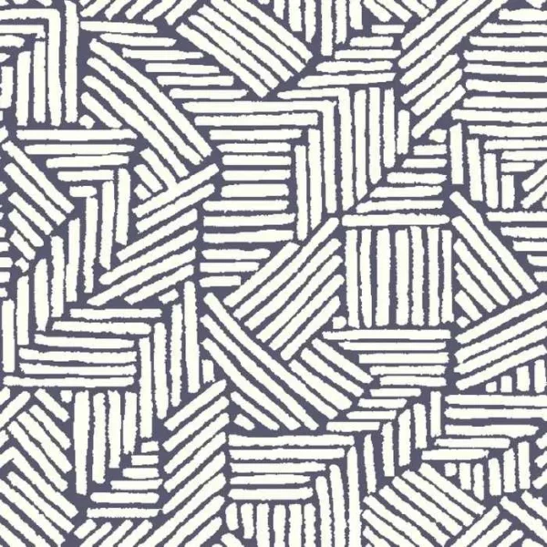 Parquet Blue Curtains - Image 3