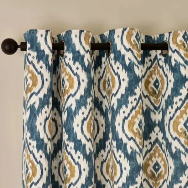 Pineapple Elephant Suri Eyelet Curtains - Image 2