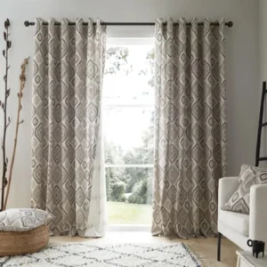 Pineapple Elephant Ziri Curtains