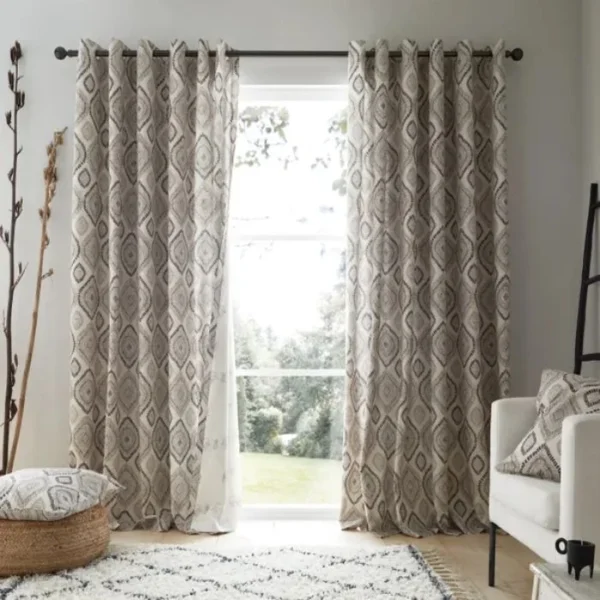 Pineapple Elephant Ziri Curtains