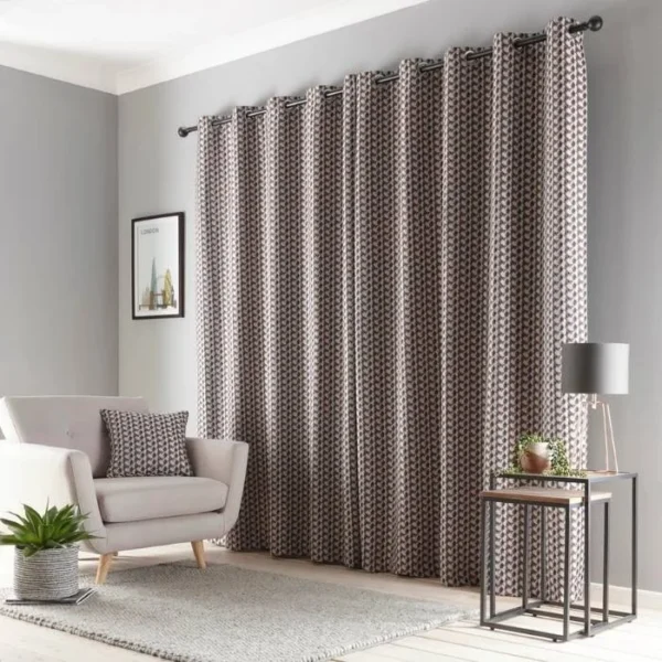 Prado Terracotta Eyelet Curtains image 1