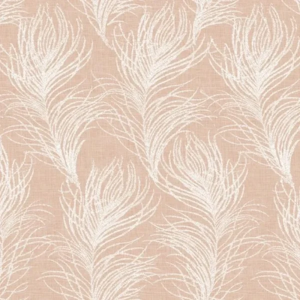 Quill Apricot Blush Curtains image 2
