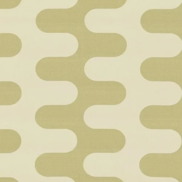 Retro Wave Pistachio Curtains image 2