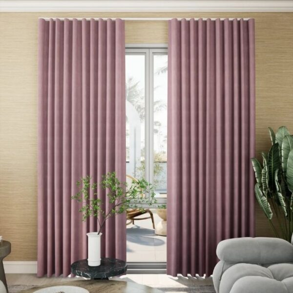 Closeup Ripple Curtain Texture