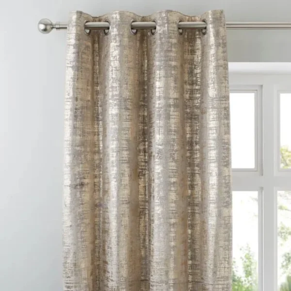 Romano Velour Eyelet Curtains image 1