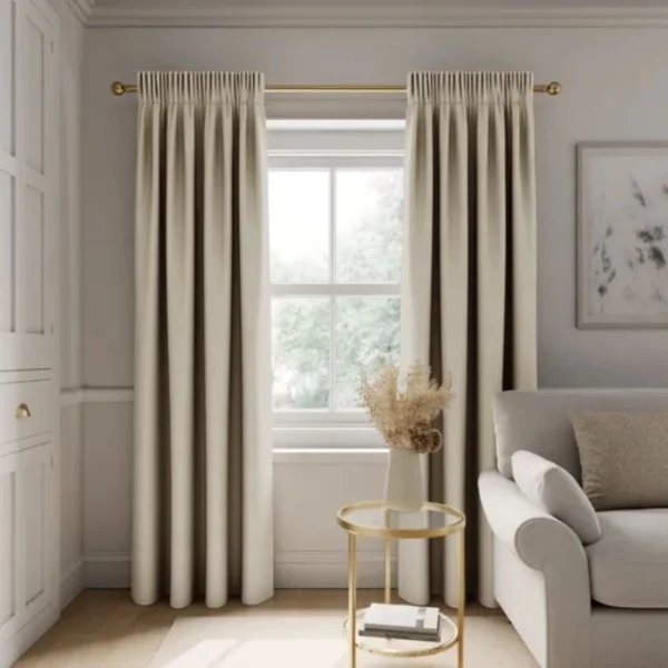 Rotterdam Herringbone Pencil Pleat Curtains
