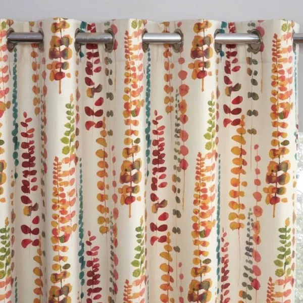 Santa Maria Rumba Floral Eyelet Curtains image 1