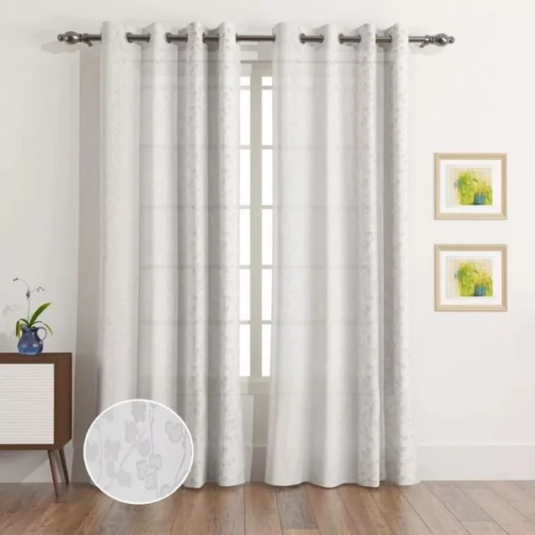 Sara Textured Sheer Curtain