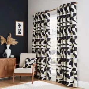 Sawyer Jacquard Eyelet Curtains