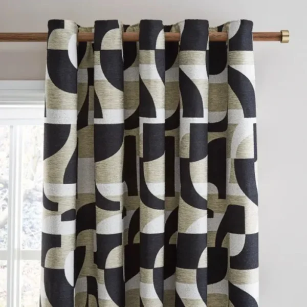 Sawyer Jacquard Eyelet Curtains image 1