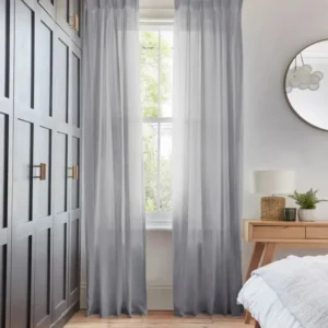 Serenity Indigo Voile Curtains