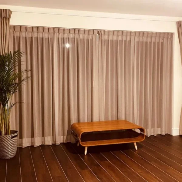 Serenity Mauve Voile Curtains image 3