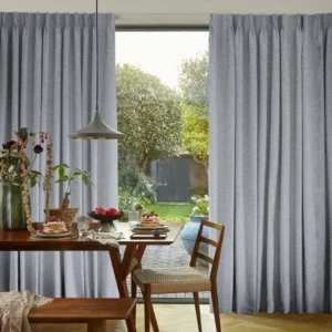 Soho Bouclé Cornflower Curtains