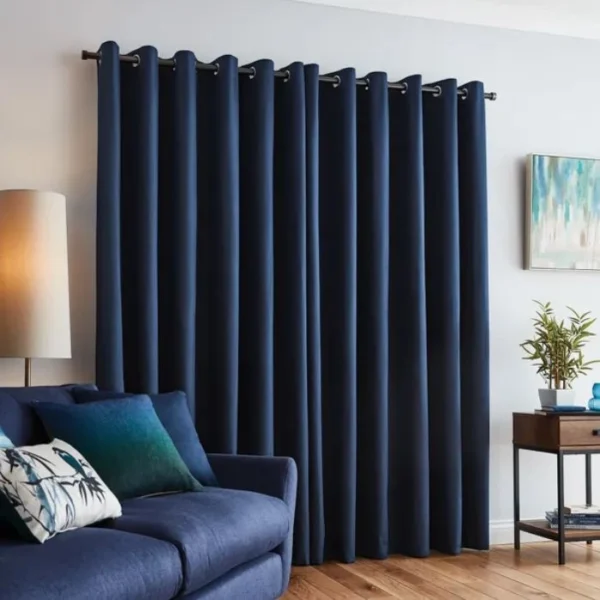 Solar Blackout Eyelet Curtains image 2