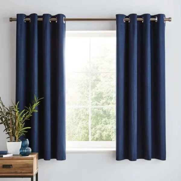 Solar Blackout Eyelet Curtains image 3