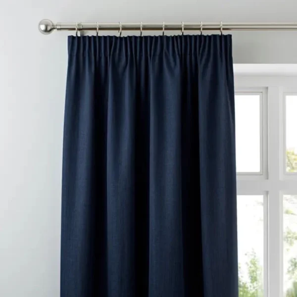 Solar Pencil Pleat Curtains image 1