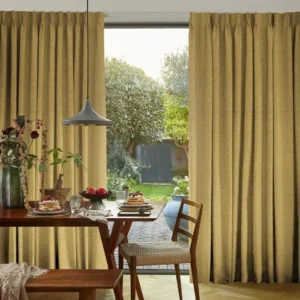 Spritz Mustard Curtains