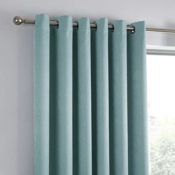 Strata Duck Egg Eyelet Curtains - Image 2