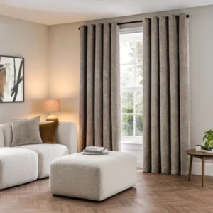 Tabitha Chenille Eyelet Curtains