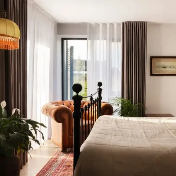 Tetbury Charcoal Curtains image 1