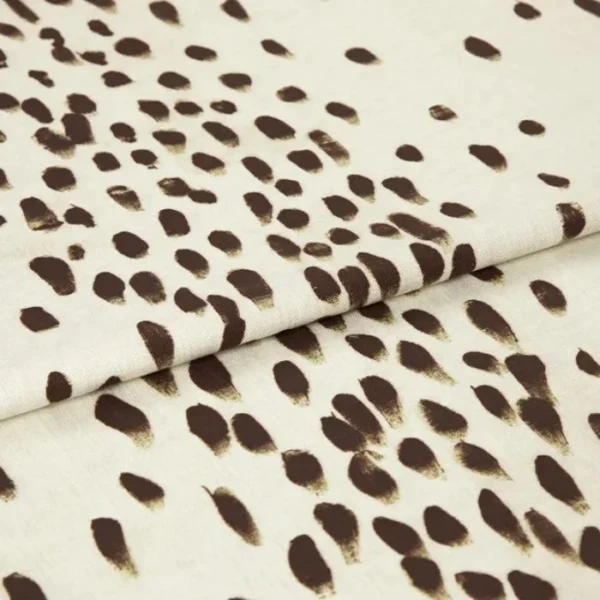 Tottenham Dalmatian Cocoa Curtains image 1