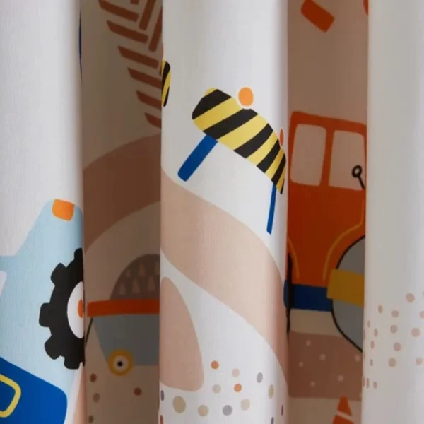 Trucks & Diggers Eyelet Curtains image 3