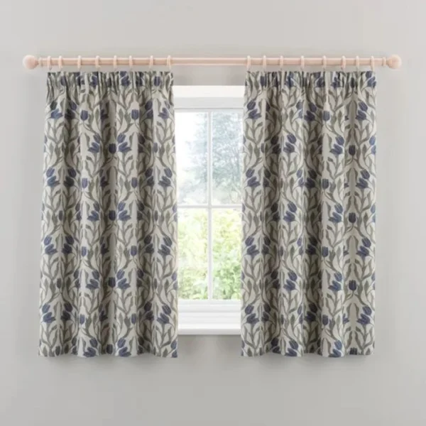 Tulip Jacquard Pencil Pleat Curtains image 3