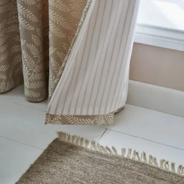 Twill Stripe Eyelet Curtain Linings image 2