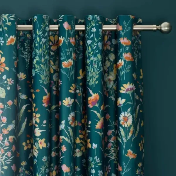 Watercoloured Floral Velour image 1